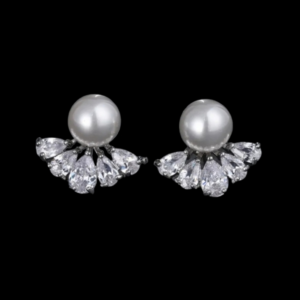 Crystal Flower Earrings